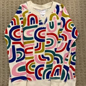 Hanna Andersson Color block Crew in French Terry Knit